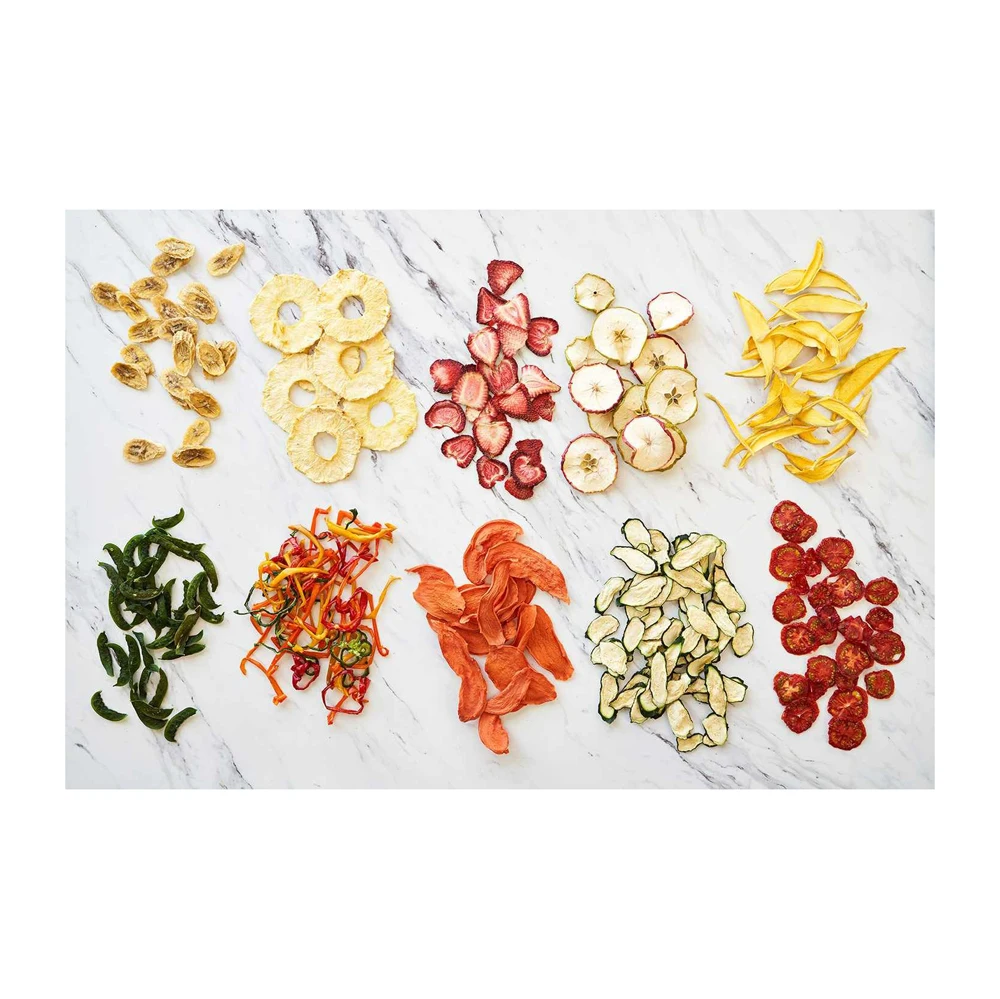 Automatic dried fruit and vegetable production line dehydrated dry fruits vegetables chips dice drying processing