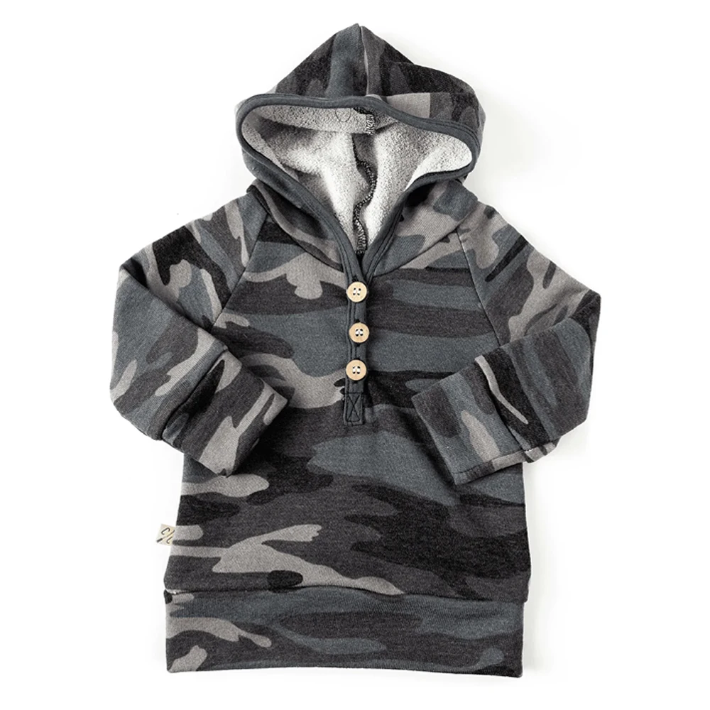 Kids Online Hoodie neck and long sleeves Hoodies Pullover Sweatshirts