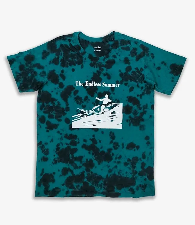 Export Quality Boys T Shirts Stocklot Boys Tie n Dye Printed T Shirt Summer Short Sleeve Kids Wholesale Clothing