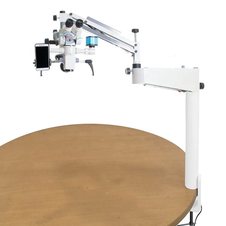 Table Type Neurosurgery Operating Microscope 5 Step zoom With Digital Camera , Beam Splitter Surgical Microscope