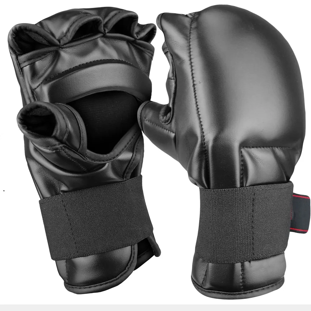 Professional Boxing Training Gloves MMA Chop Gloves Strike Chop Grappling Training Sparring Martial Arts Vinyl- Punching Karate