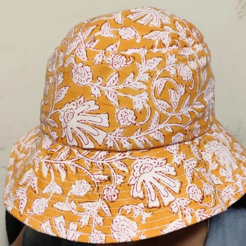 White Sanganeri Block Printed Cotton Camisole Dress