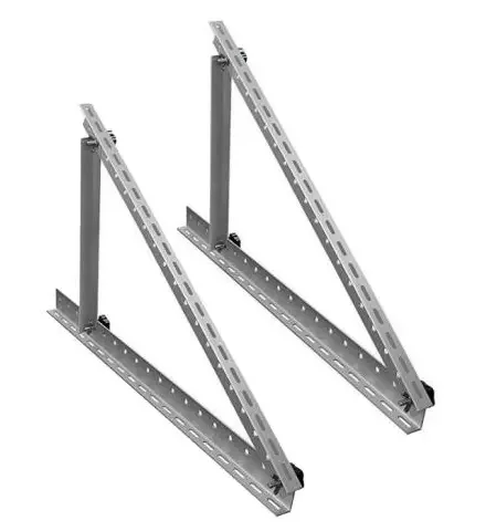 Factory Aluminium 22 28 41 45 47 INC Adjustable Triangle Racks For Flat Roof  Ground Mounting  RV Boat  Balcony