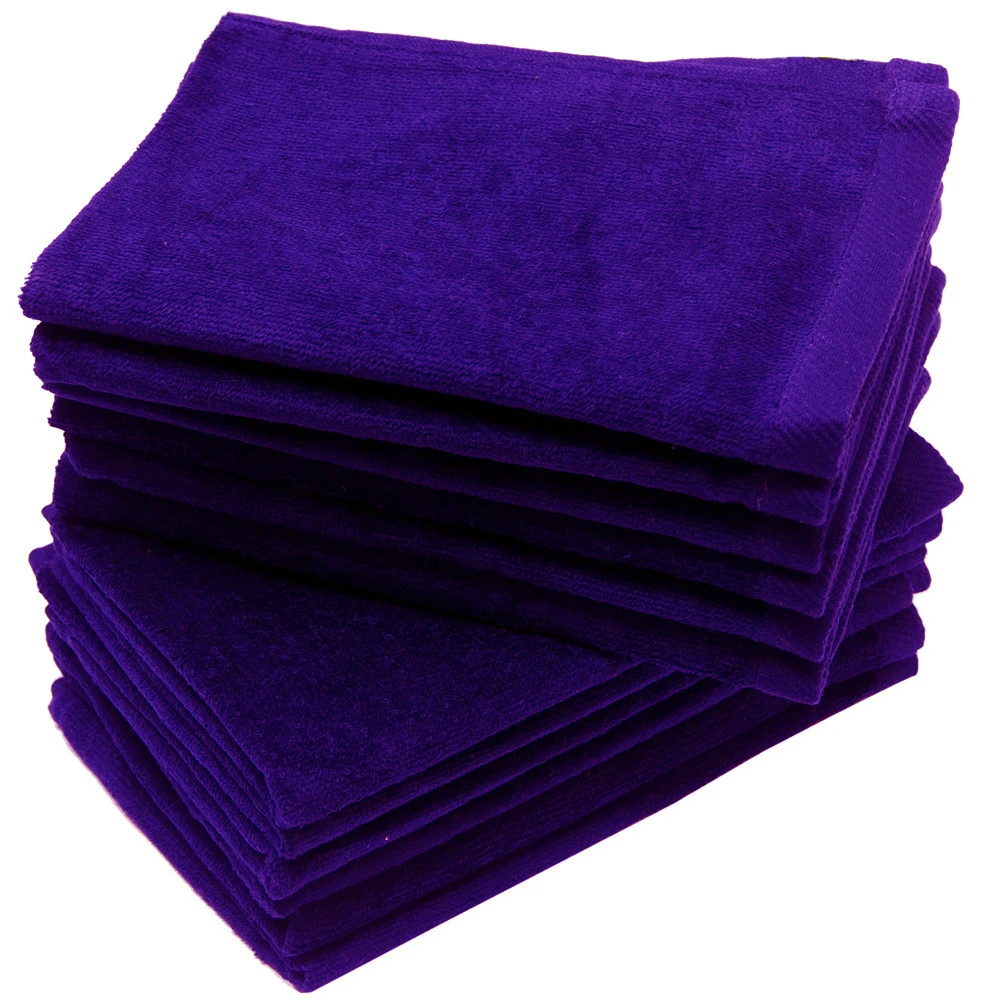 custom sports football field towel cotton black football towel blankets with your logo