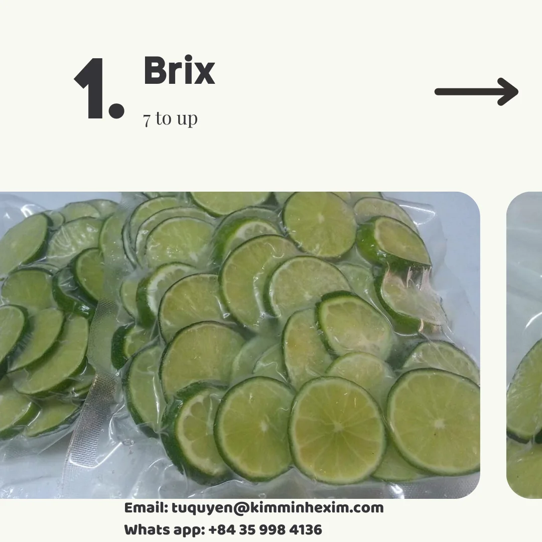 Premium Frozen Lime Ideal for Export and Wholesale