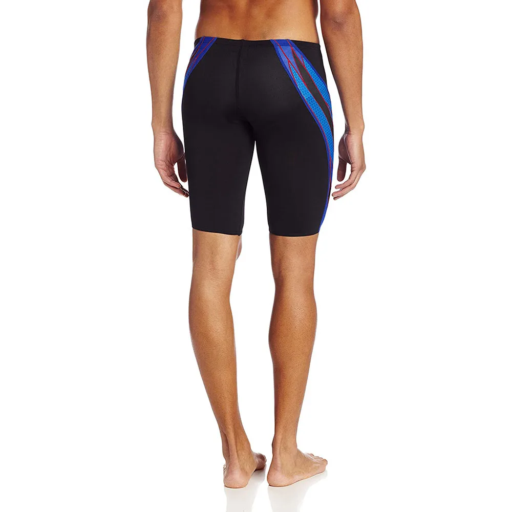 Custom Mens Swim Jammers Youth Competitive Swim Team Suit UPF 50+ Quick Dry Athletic Swim Shorts OEM Surfing Shorts for Sale