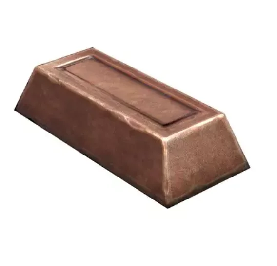 Pure copper ingot brass ingot 99.99% with reasonable price for sale
