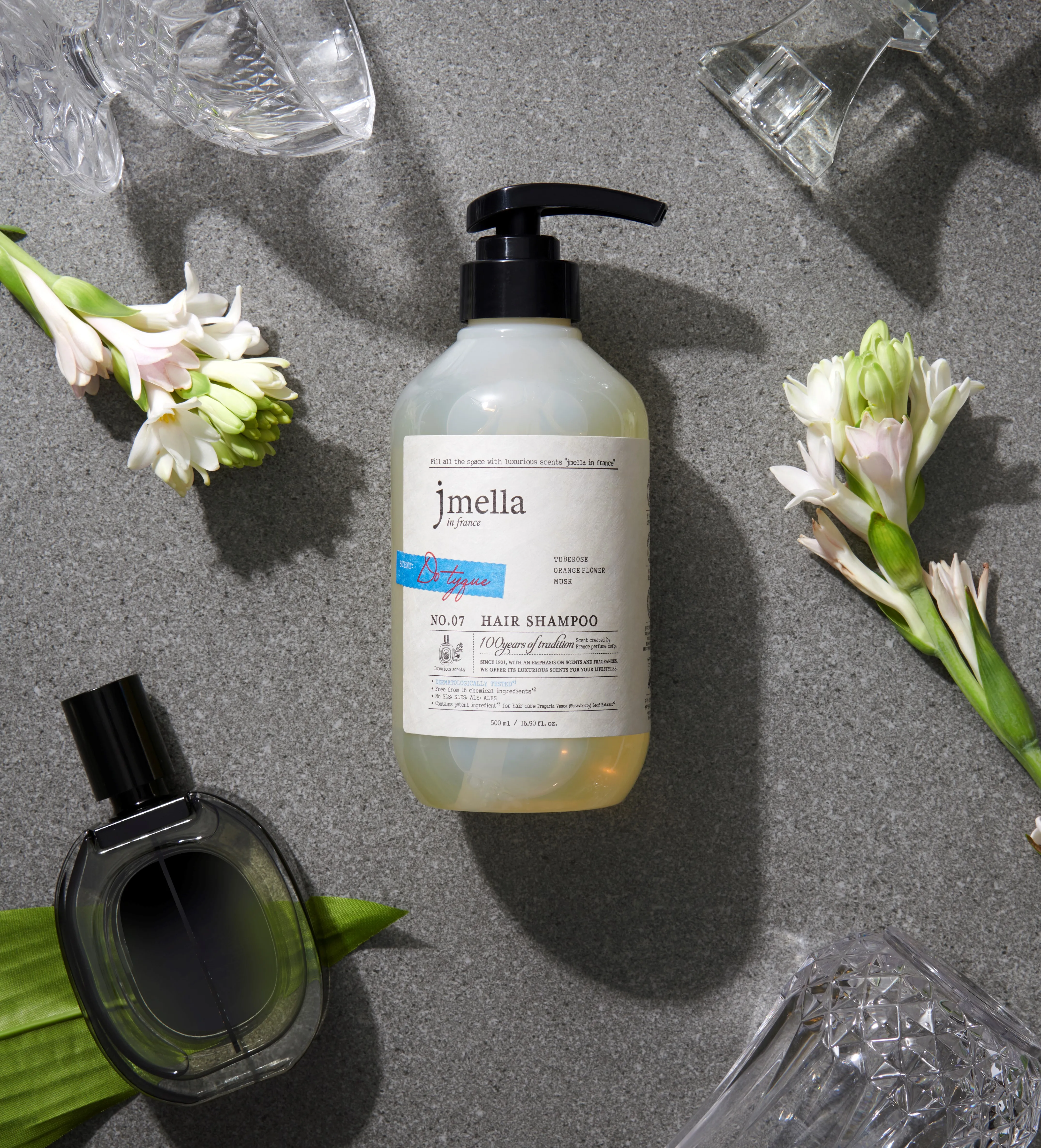 Jmella In France Pure Hug Hair Shampoo 500ml french perfume herb smell no rince korean no.1 professional shampoo