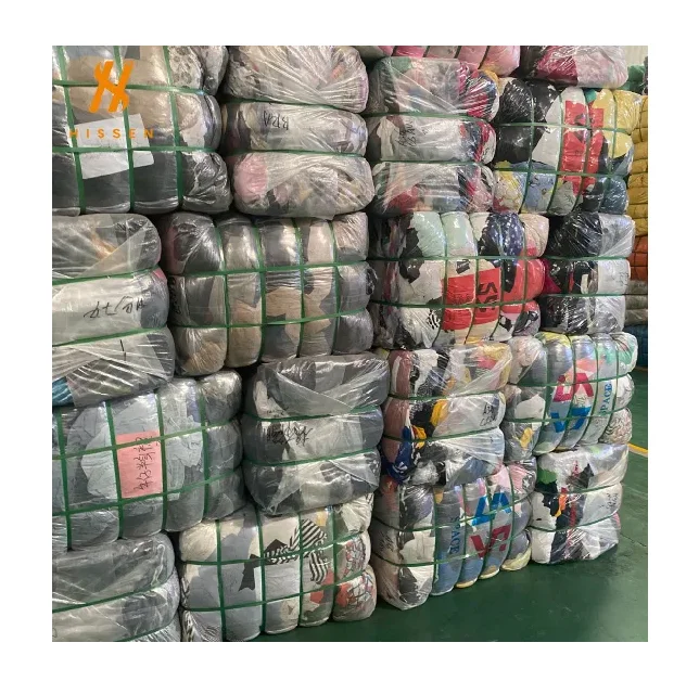 Популярная низкая цена оптовая продажа 90% новая чистая ткань высокого качества б/у одежда в тюках