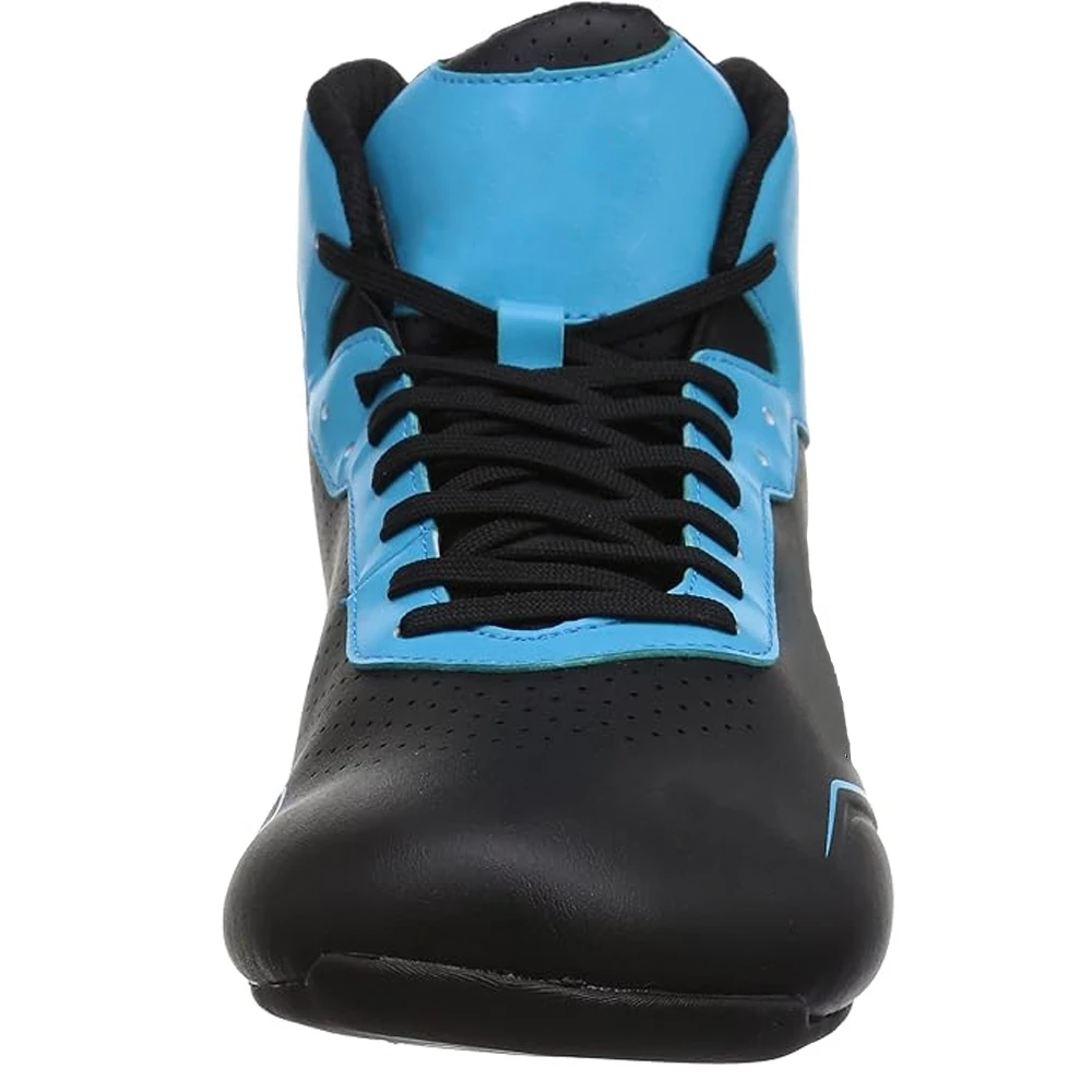 Genuine Leather Lining and Zip Closure Winter Sport Boot High Quality Comfortable Ankle Height Go Kart Race Shoes Low Price