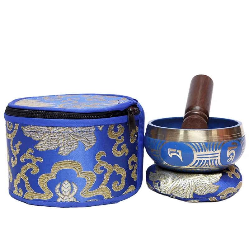 Tibetan  Hand made 7 chakra healing singing bowl set wholesale