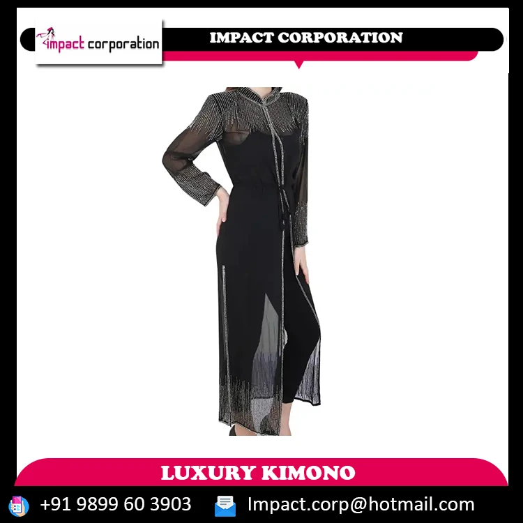 New CARDIGAN SHRUG KAFTAN COAT ABAYA Party Wear Style Woman ABAYA OEM Service Adults Middle East Georgette Open Abaya best price