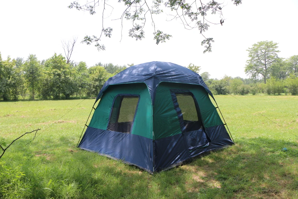 Outdoor Camping Polyester Waterproof Dome Tent Windproof Backpacking Tent, Easy Set Up Small Lightweight Dome Tent