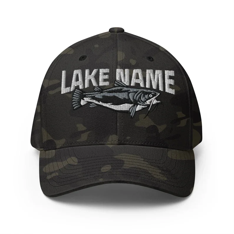 Available In Colors Embroidered Custom  Trucker Hat Lake  River Name Vietnam Injae Vina Wholesale with Low MOQ High Quality