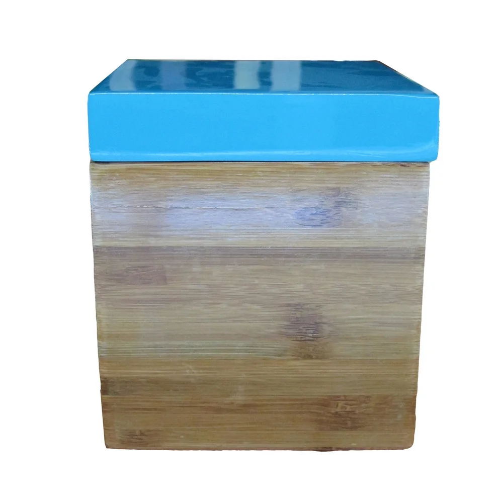 Handmade Natural Bamboo Box with Lid Wholesale New Spun Bamboo Packaging for Kitchenware Bathroom Made in Vietnam
