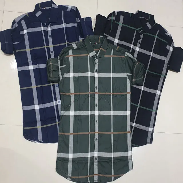 Wholesale 100% Cotton Extra Heavyweight Black Red Vintage Spring Autumn Winter Long Sleeve Buffalo Plaid Flannel Shirt for Men