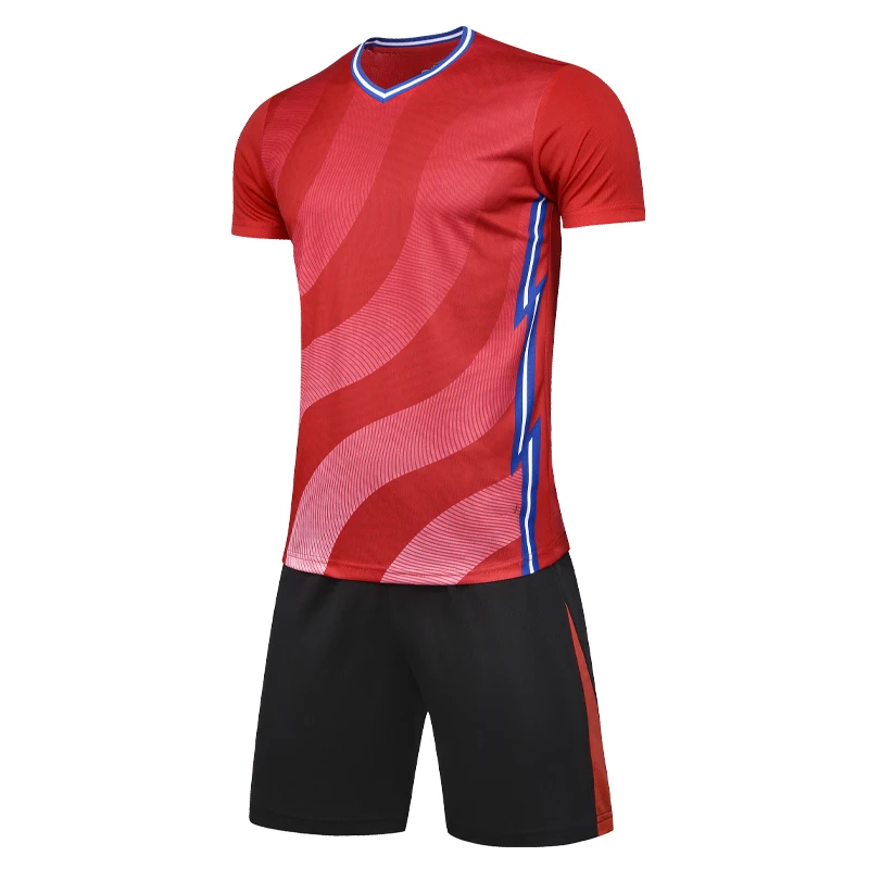 Men Soccer Uniform Professional Custom Referee Shirt Football Jersey Set 100% Polyester Referee Uniform Sports Jersey Suit