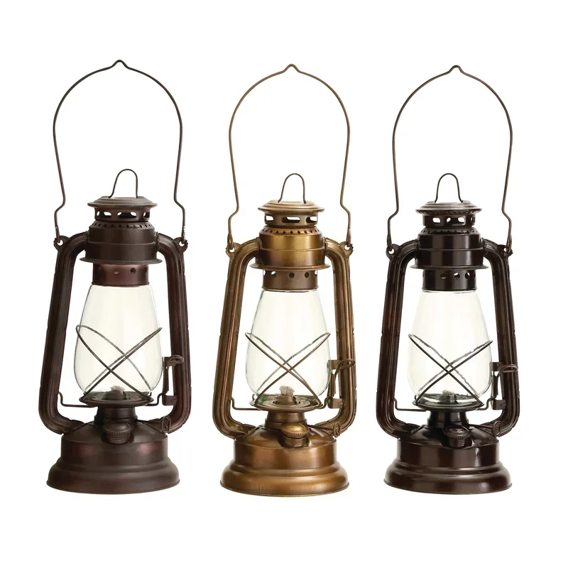 Best in category Indian supplies wholesale low MOQ and price many colors and shapes Vintage Tea Light Iron Lantern for garden