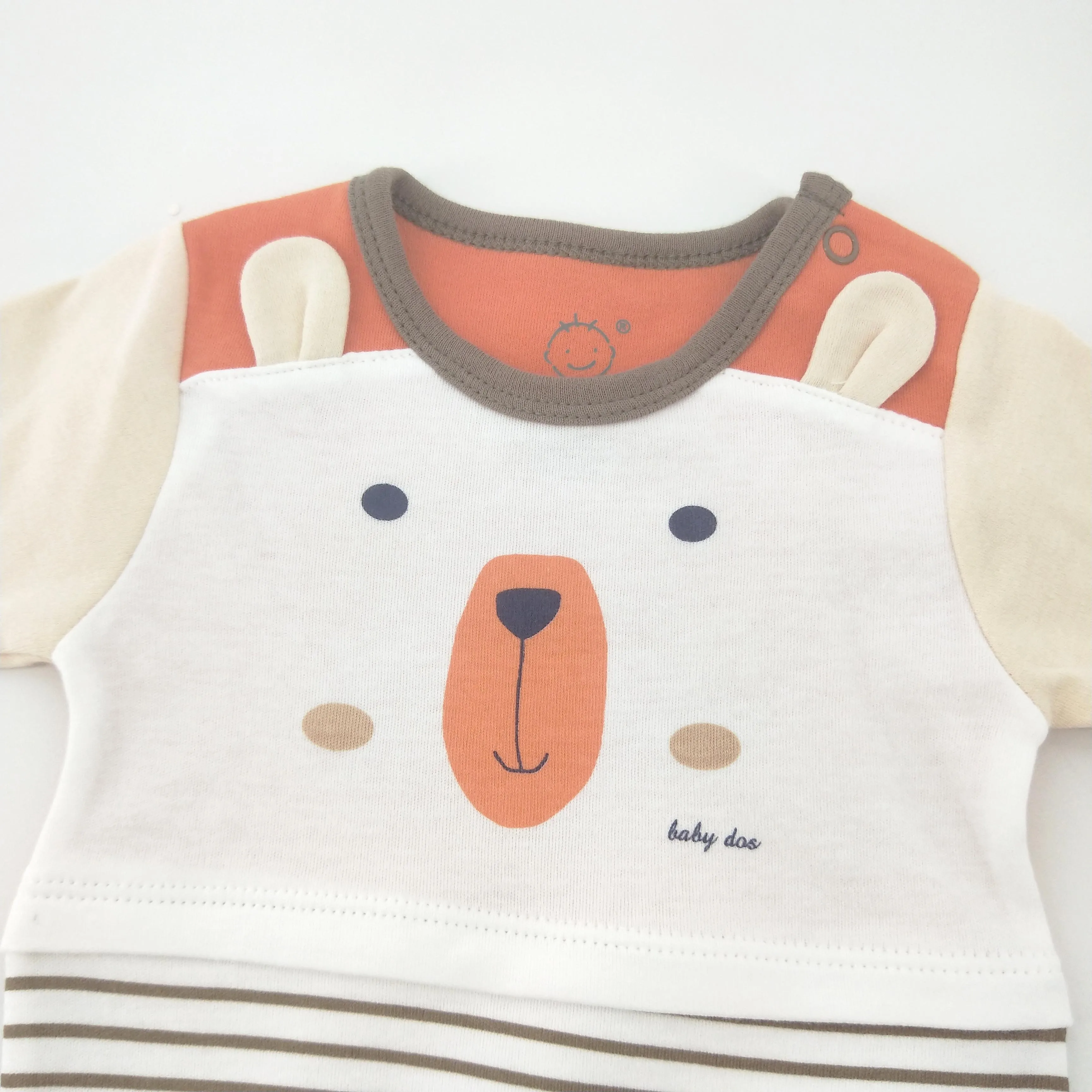 High Quality Interlock 100% Cotton 180g/M2 GSM  Baby Layette 6 PCS Clothes Set for Boy Newborn Baby Boy Gift Sets