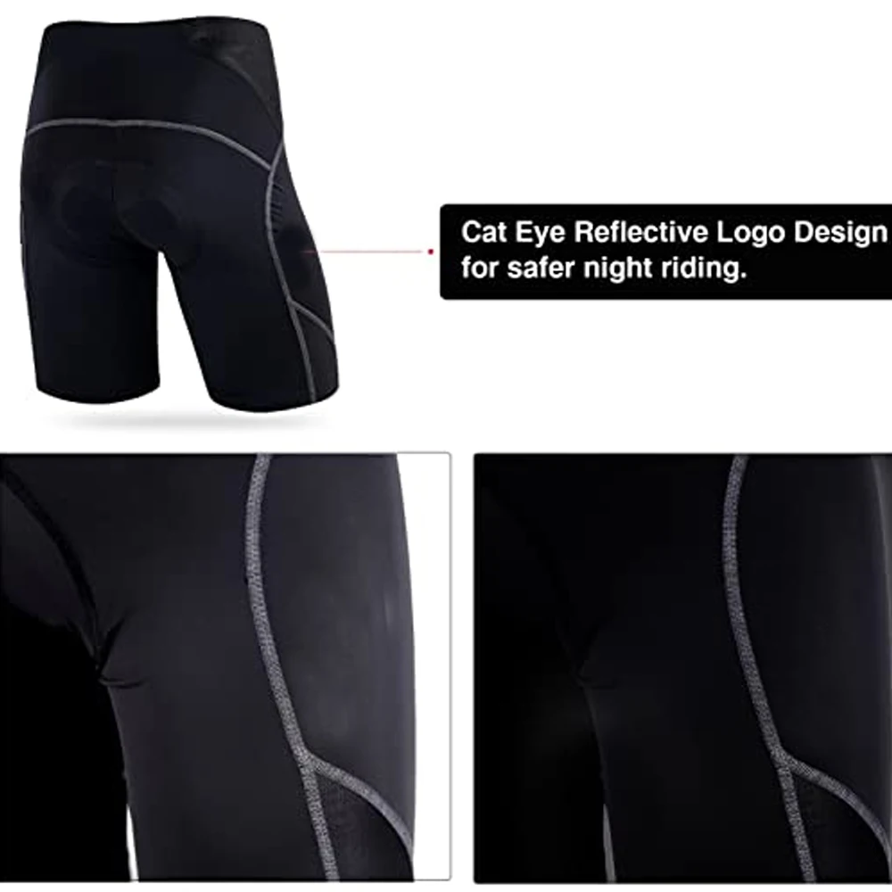 Men Cycling Shorts High Quality Breathable Custom Design Gel Padded Bicycle Riding Cycling Pants Bike Cycling Wear Shorts