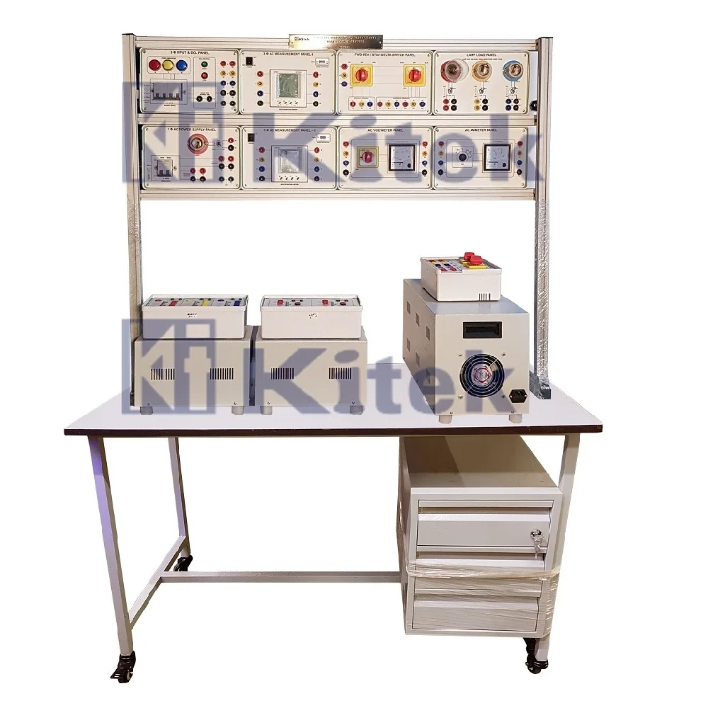 Transformer System Panel Electrical Machine Trainer Electrical Machine Lab Educational Equipment Technical Skills Training