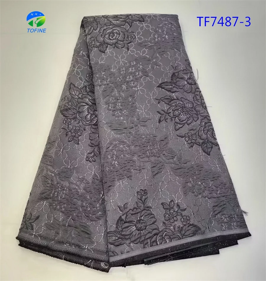 High comfort Jacquard Brocade Fabric Flower Pattern Brocade Super Soft Lace Brocade Fabric for Garment
