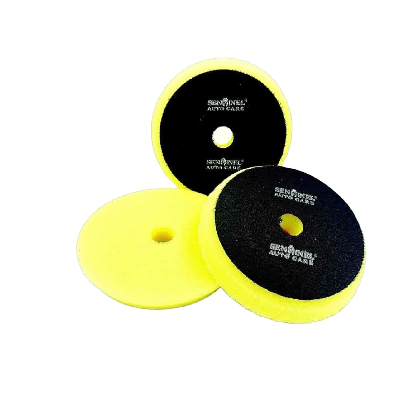 Autocare Polishing Accessories OEM Logo Pack Bundle Carton Packaging Yellow 5 inch Medium Foam Pad From Singapore Manufacturer