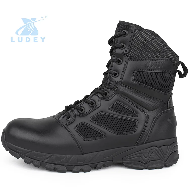 New Model Men Fashion Sport Shoes High Quality Safety Boots Leather Hiking Boots