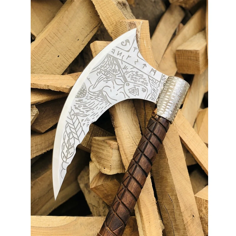 high carbon steel Hand Tools firefighter axe suitable for firefighting logging and wood cutting