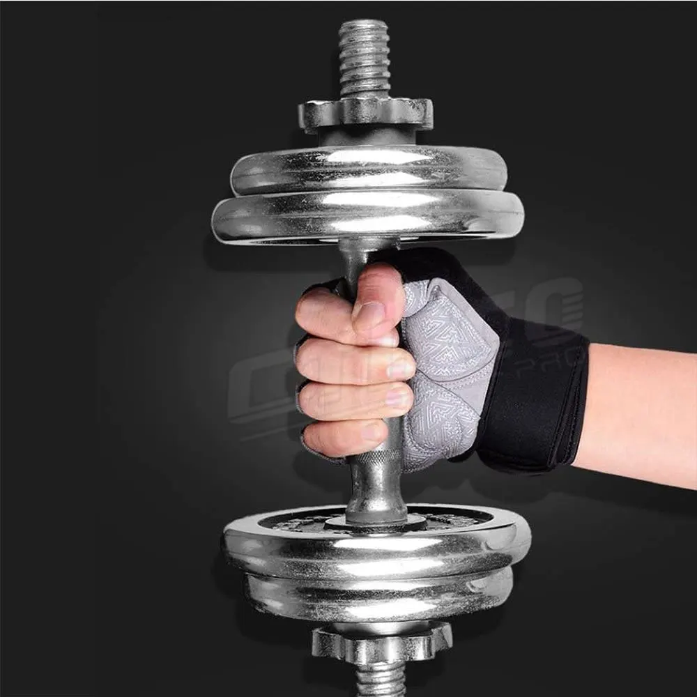 Yoga Bodybuilding Training Breathable Non-Slip Half Finger Weightlifting Gloves 2023 New Model Fitness Gloves