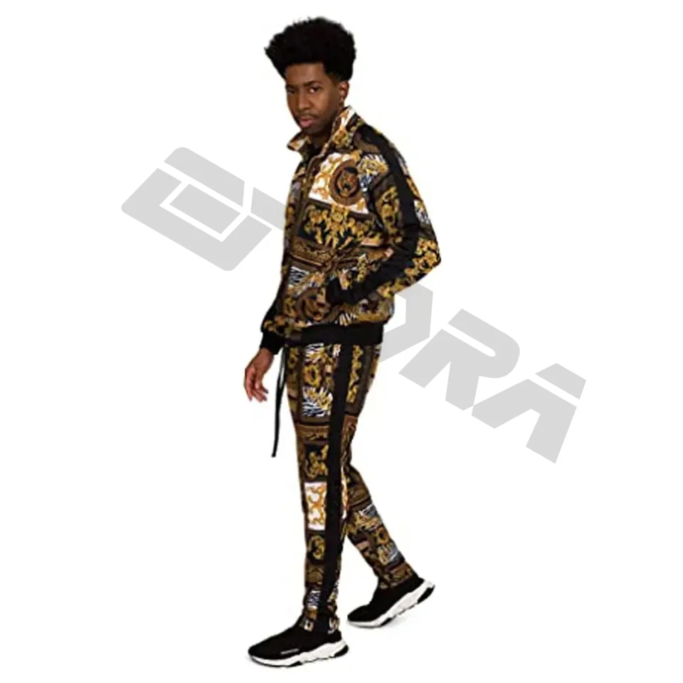 High Quality Custom Reflective Logo Outfits Sweatsuit Joggers Jogging Suits Tracksuits For Men Women