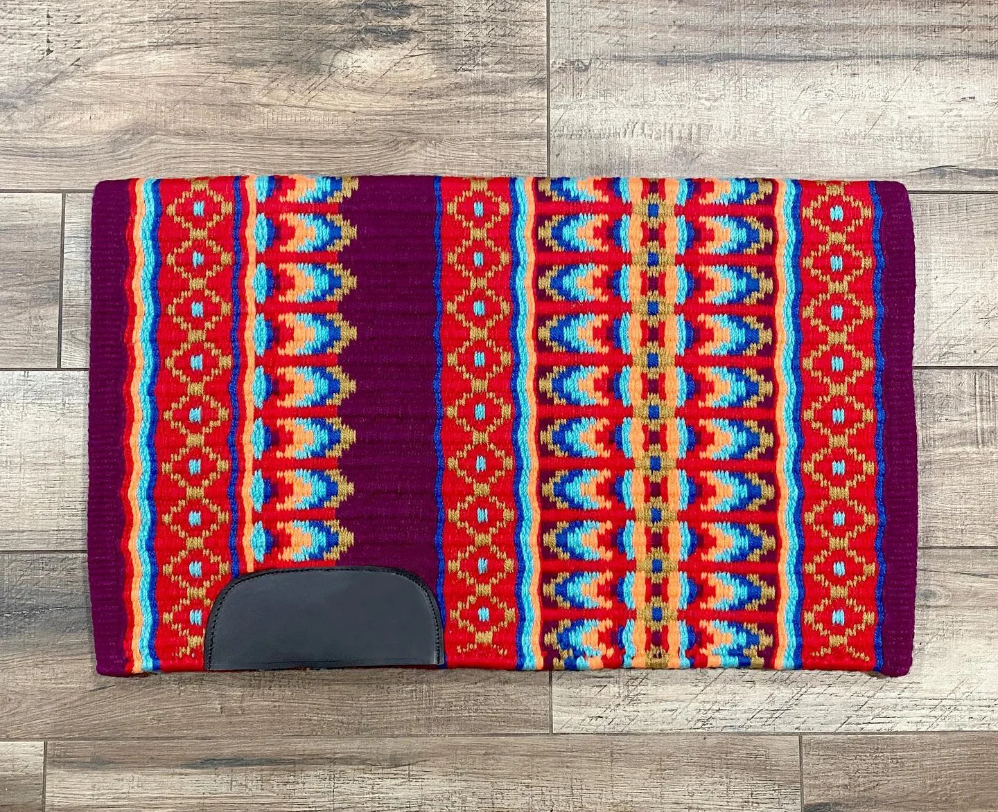 Western Saddle Pad Western Horse Saddle Blanket Woolen Saddle Pad