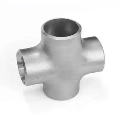 GB/T12459-2005 Stainless Steel SS304 SS316 Seamless Butt-Weld Pipe Fitting Cross
