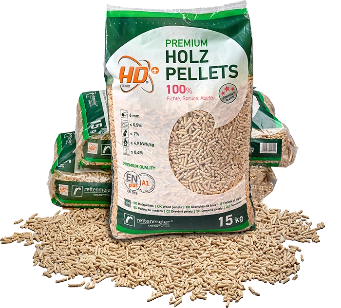 GRADE Top Europe Wood Pellets 15 kg Wood Pellet Din plus/EN plus-A1 Wood