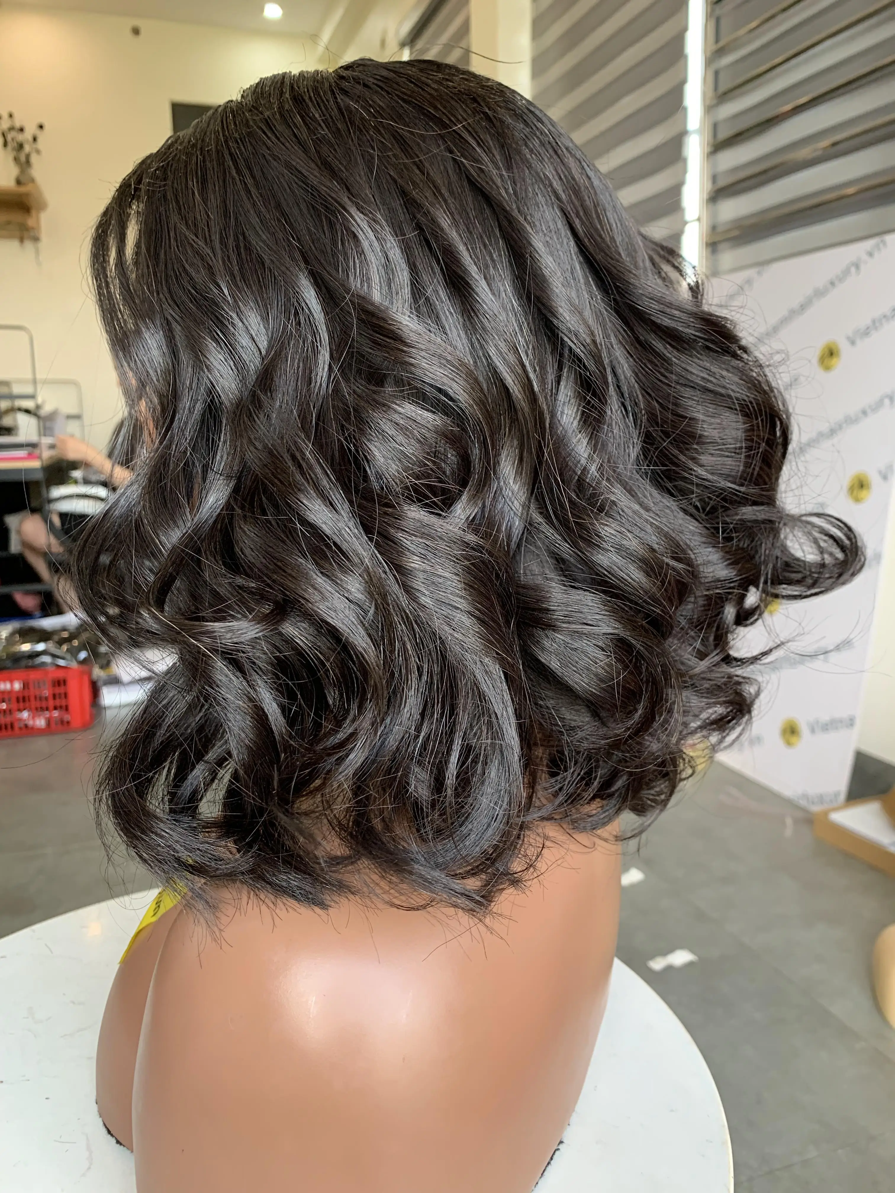 Vietnamhairluxury от вьетнамской компании с 100% текстурой для наращивания волос волшебное упругое смачивание необработанных