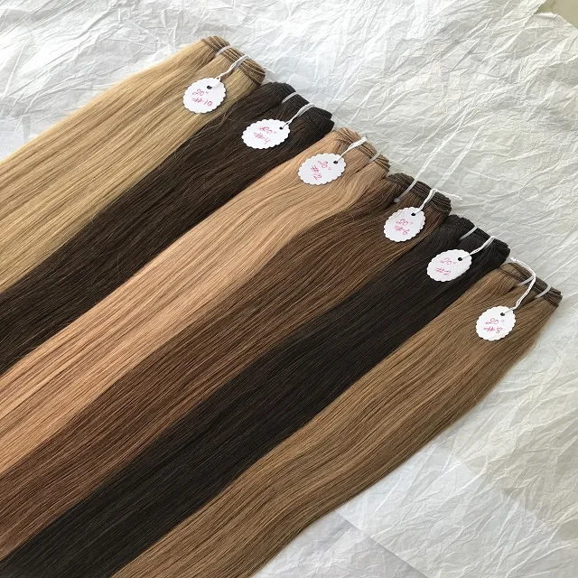 Top Premium Quality Brazilian Remy Mink Cuticle Aligned All Straight Coloured Bundle Extension Single Donor Wholesale Price List