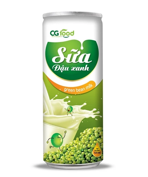 Healthy Beverage Smooth Balanced Taste 100% Natural Green Bean Seed Zero Cholesterol Beverage Wholesale