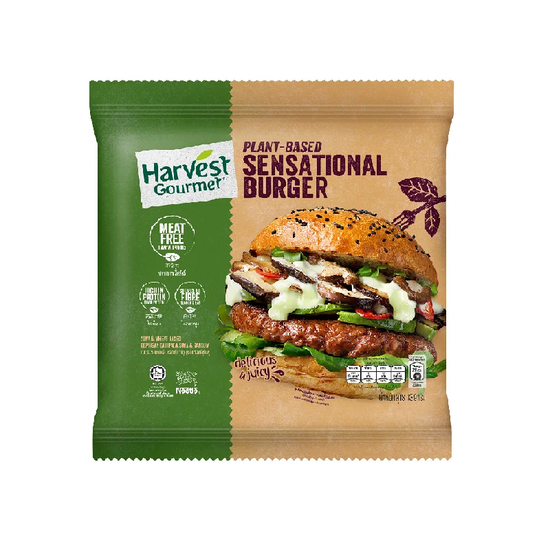 HARVEST GOURMET Plant-Based Sensational Burger (Retail)