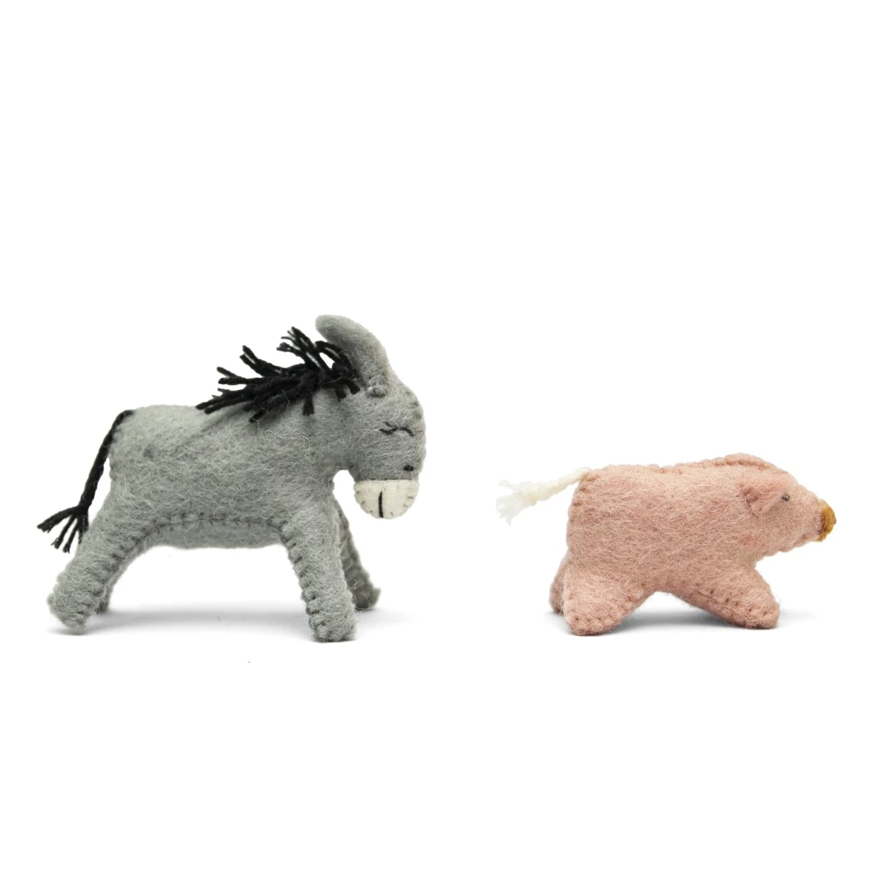 SnuggleMe Plush Pink Piggy Pal Handcrafted Felt Pig Soft Perfect for Kids Nursery Decor and Piggy Enthusiasts Educational Toy