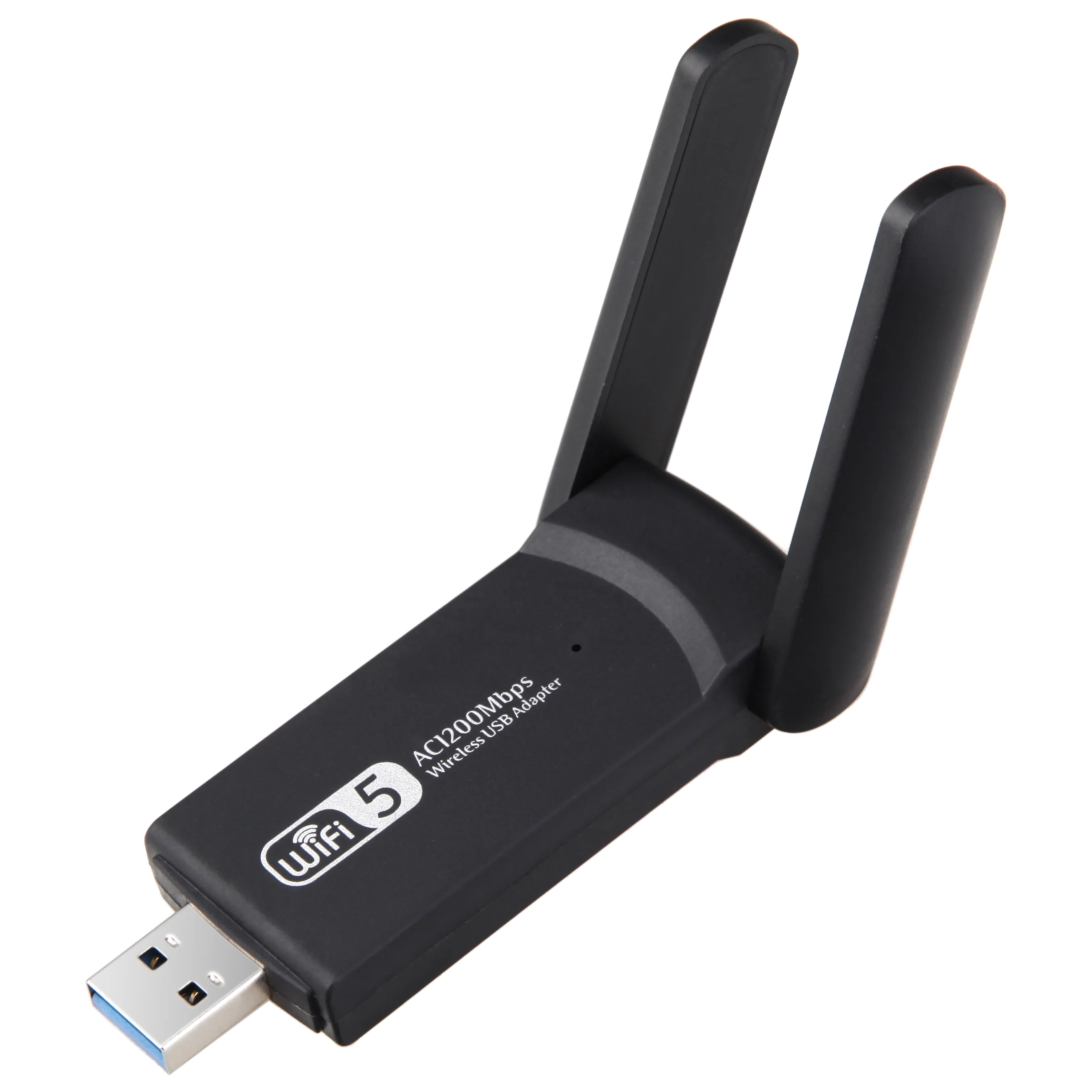 Беспроводной USB 1200 Wifi адаптер 3,0 Мбит/с двухдиапазонный 2,4 ГГц + 5 ГГц с антенной