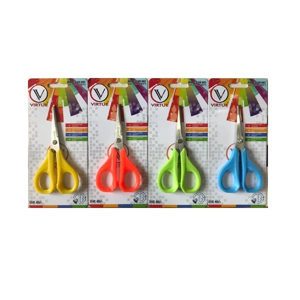 Hot Selling Material Made Paper Cutting Scissors with Multi Colored For Office & School Uses By Indian Exporters