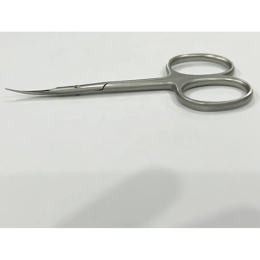 Professional Beauty Nail Scissors with Curved Design Stainless Steel Blade Sharp Tip Custom Logo for Manicure & Cuticle Trimming