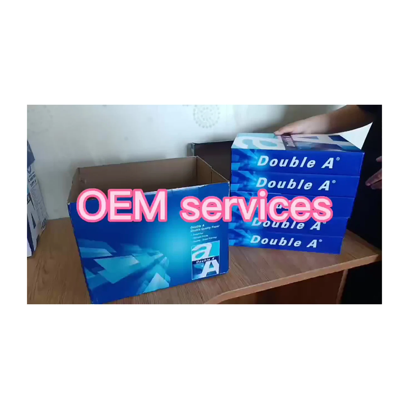 Wholesale Wood Pulp Printing Paper White A4 Size 500 Sheets 70 75 80 Gsm Copy A4 Paper