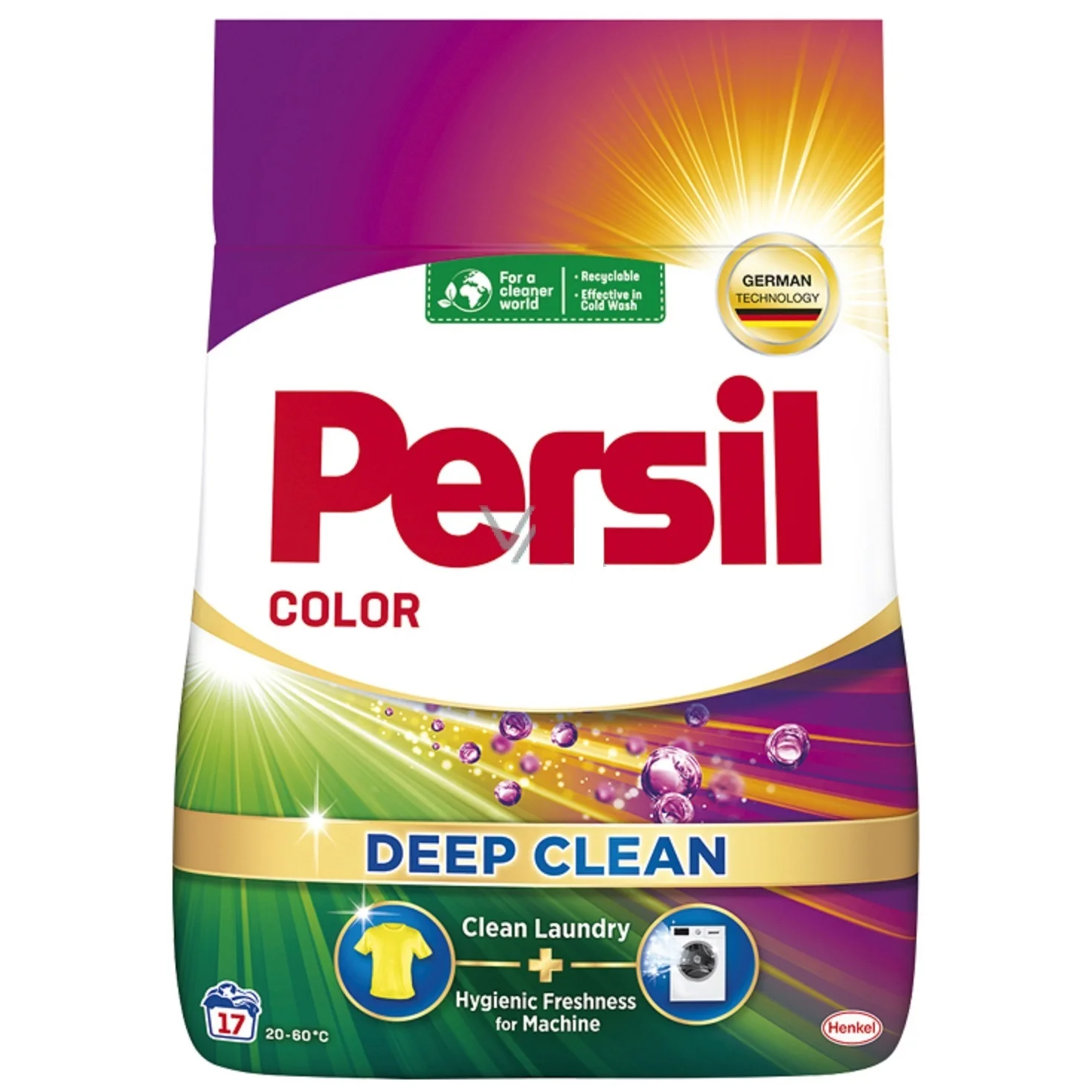 Wholesale Price Persil Deep Clean Color washing powder for coloured clothes 17 washes
