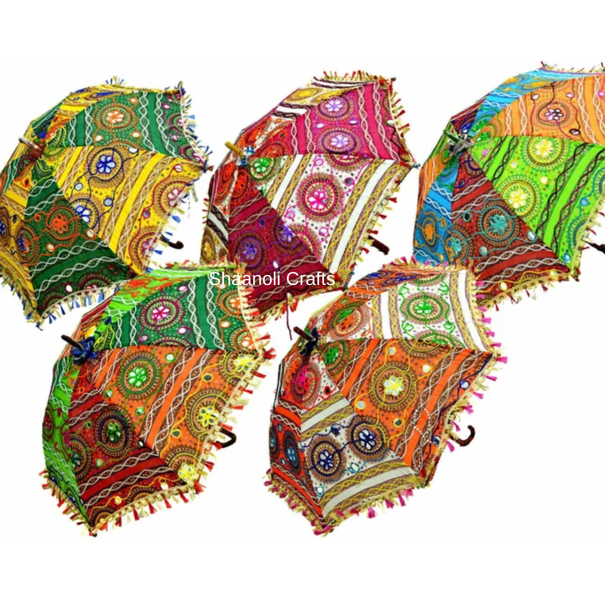 Indian Handmade Wedding Parasol Vintage Decor Umbrella Indian Parasol Decorative Sun Umbrella  Rajasthani Designer Umbrella