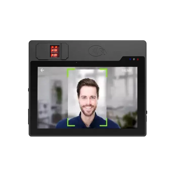 EKEMP Biometric Tablet with Live Detection Fingerprint Device and HD Camera for Secure Biometric Elections