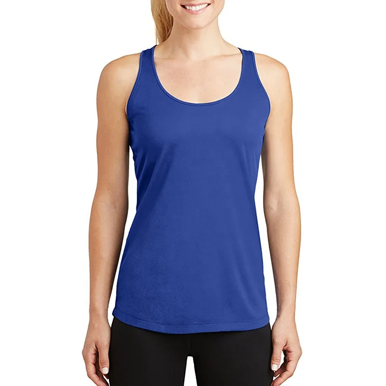 Custom Stringer Vest Singlet Gym Workout Fitness Tank Top Ladies Yoga Active Racerback Women 80 cotton 20 Polyester Tank Tops