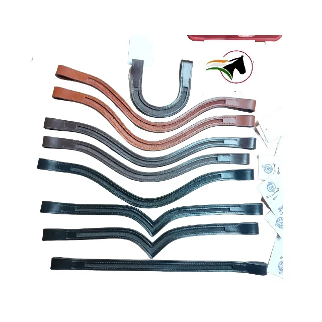 Товары для скачек пустая кожаная лента бровей лошади с прокладкой и без прокладки спорта на открытом воздухе оборудование верховой езды