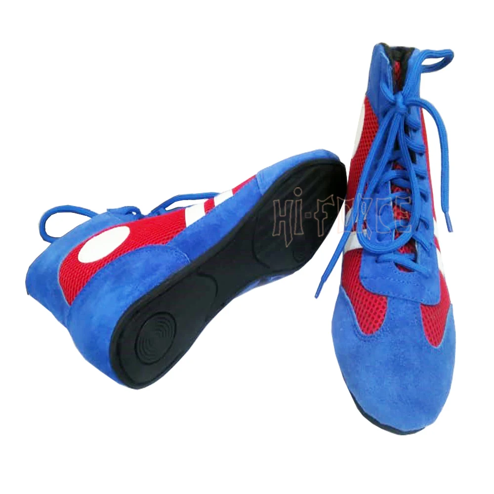 Professional Men Women Wrestling Shoes Sambo Training Grappling Sneaker Leather Sambo Shoes