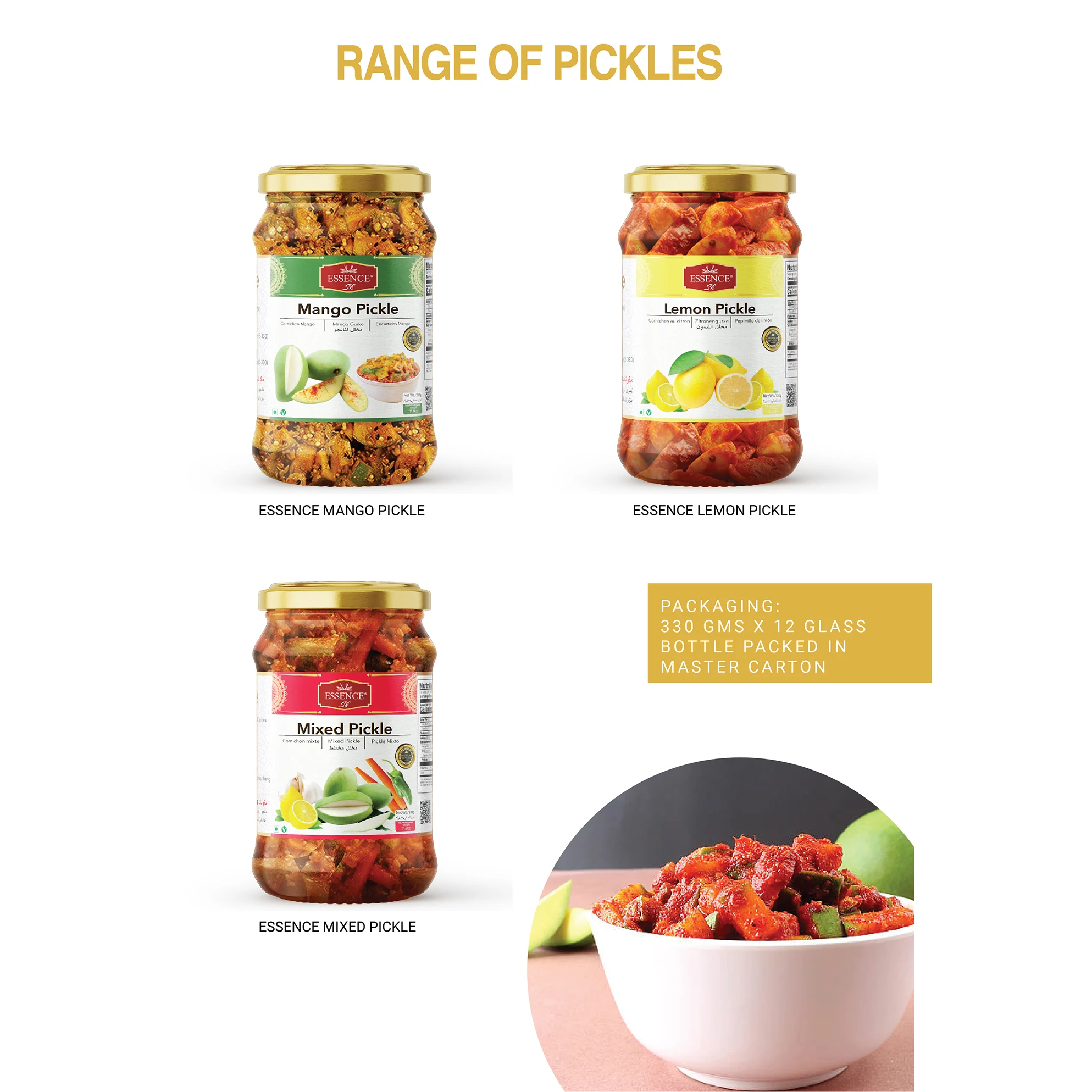 Essence Premium Mixed Pickle From Pickle range